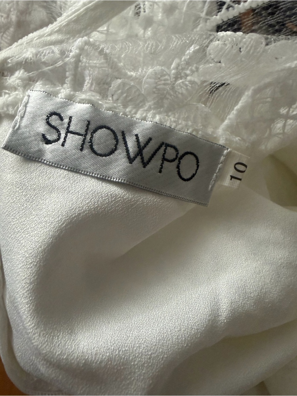 Showpo ‘Another Girl Dress’ White Lace Long-Sleeve Dress 52327DSP ✨SOLD OUT✨ - Picture 9 of 13